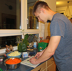 Russischer Borschtsch mit Nikolai Russischer Borschtsch mit Nikolai