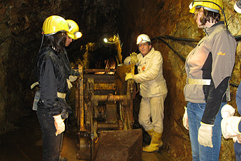 Im Museums-Bergwerk Im Museums-Bergwerk