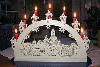 Lichterbogen "Dresdener Frauenkirche"