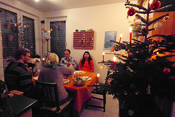 Weihnachtsessen in der Sprachpension Weihnachtsessen in der Sprachpension